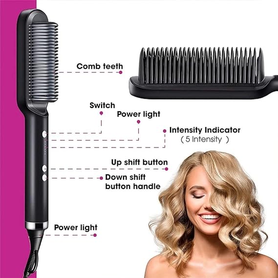 Electric-Comb-Hair-Straightener